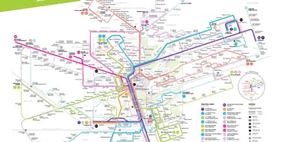 ลักเซมเบิร์กรถบนแผนที่เส้นทาง